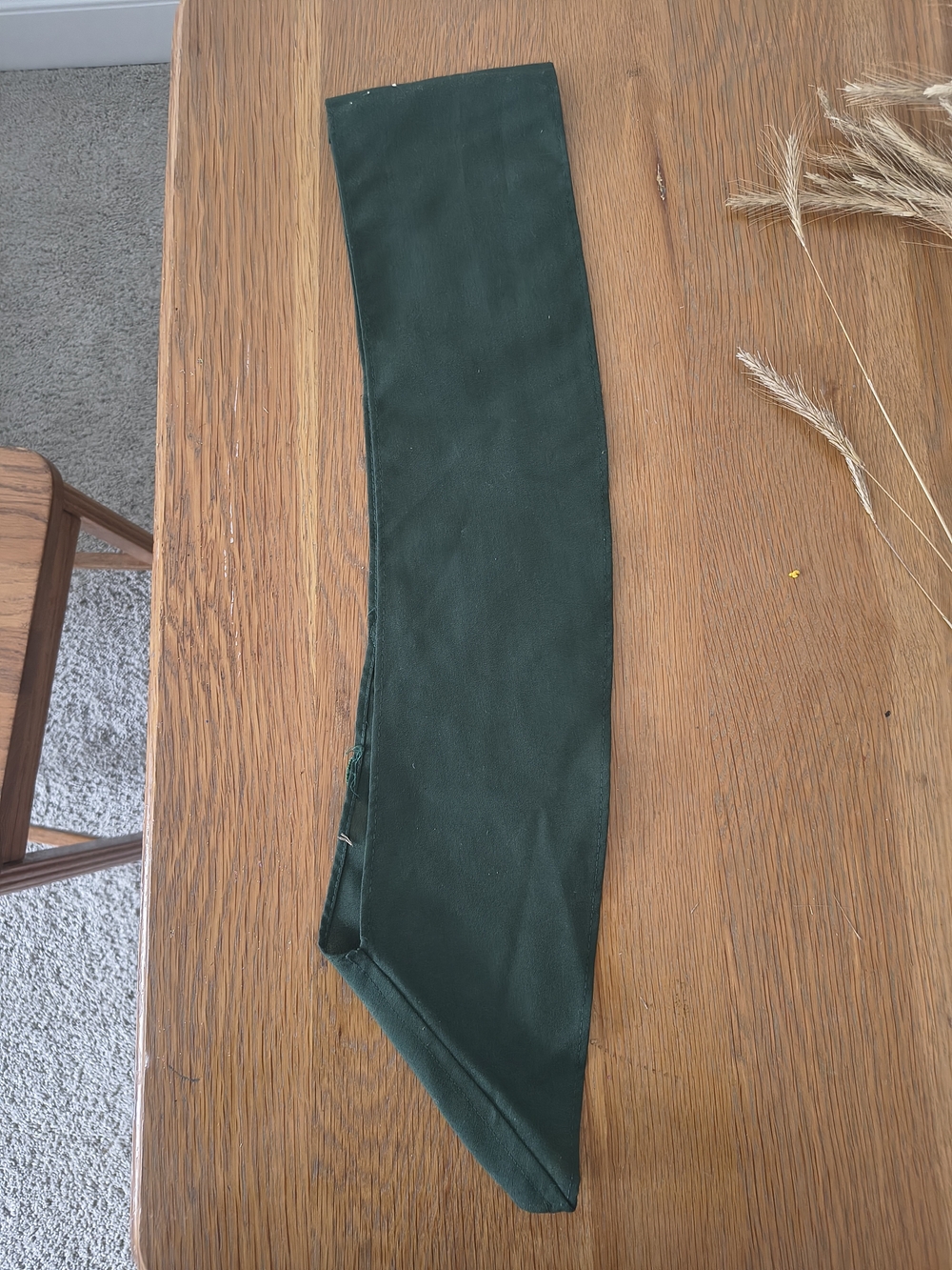 1970s Girl Scout Green Merit Badge Sash with Assorted Camp, outdoor badges - Picture 2 of 5